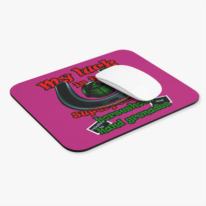 my luck - Mouse Pad (Rectangle) (pink)