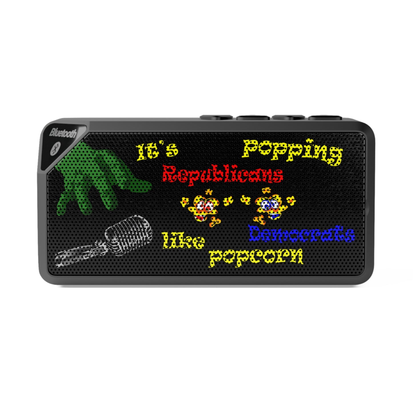 popping like popcorn - Jabba Bluetooth Speaker (black)