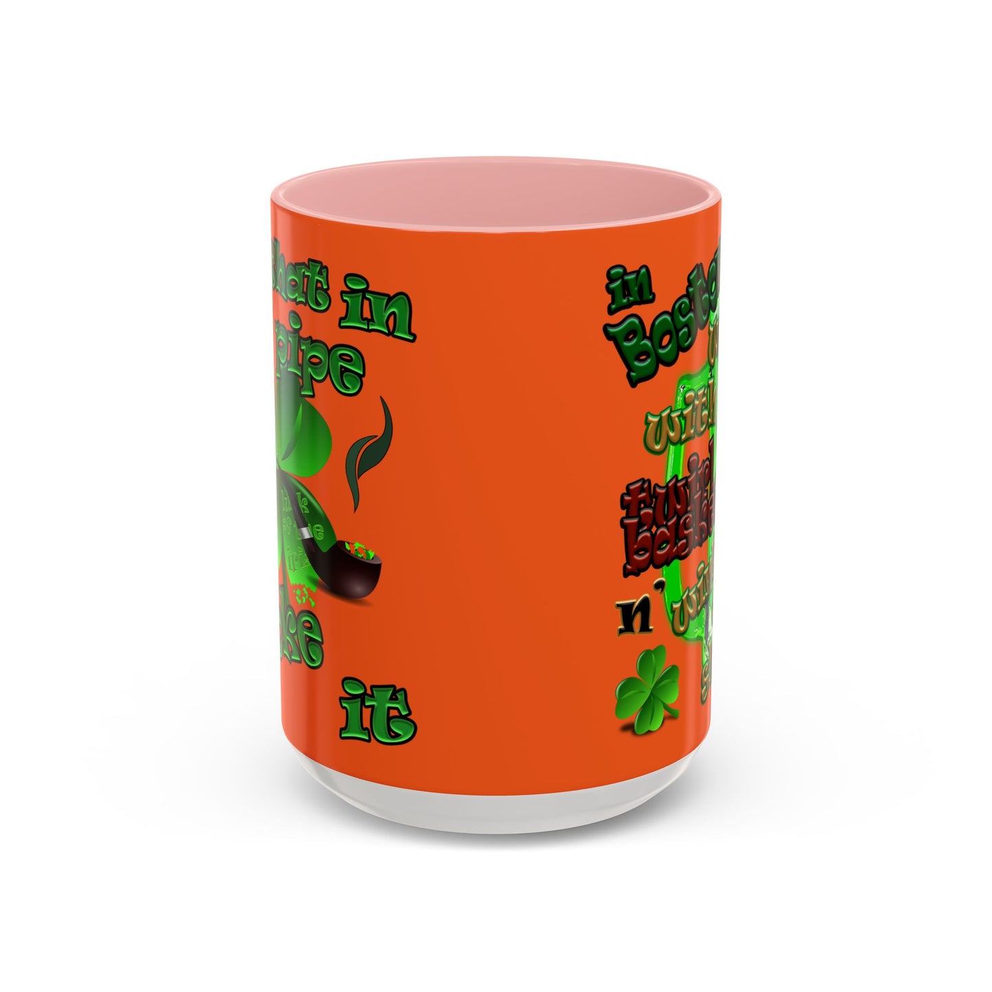 celtics logo - Accent Mug (orange)