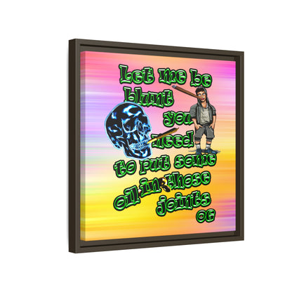 og - framed canvas art (color blur)