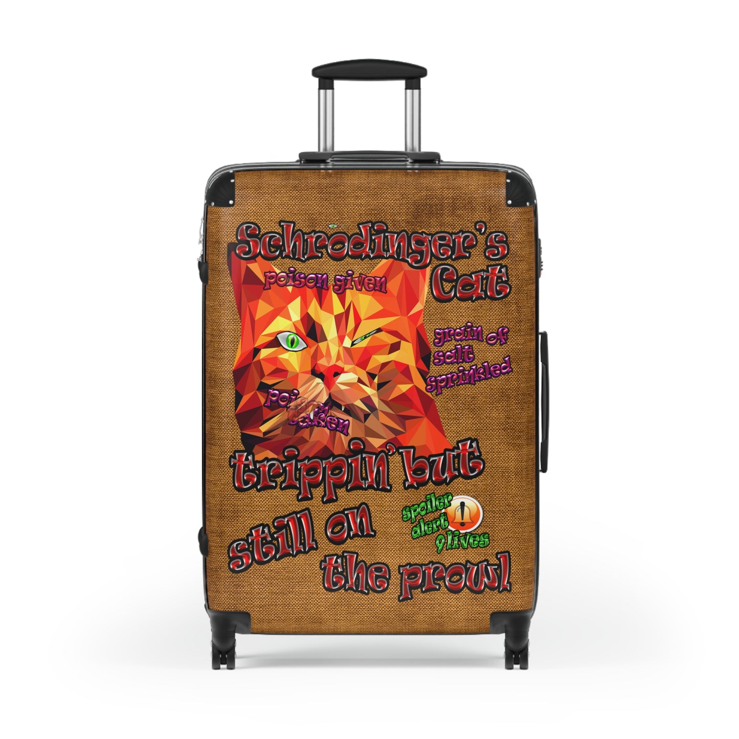 schrodinger's cat - Suitcase (brown papyrus)
