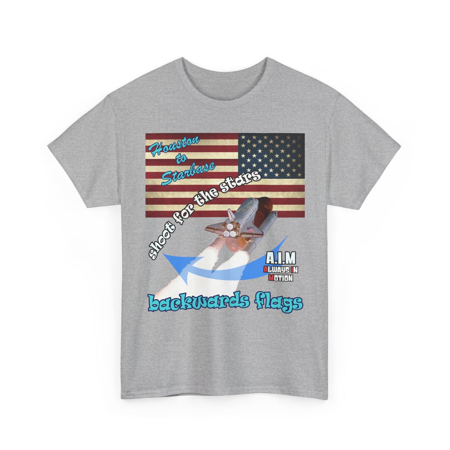 shoot for the stars - Unisex Heavy Cotton Tee