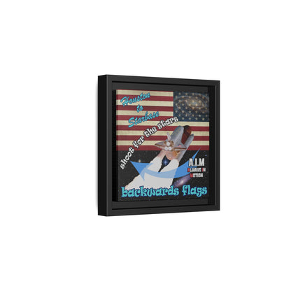 shoot for the stars - framed canvas art