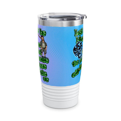 og - Ringneck Tumbler, 20oz (light blue-purple wave)
