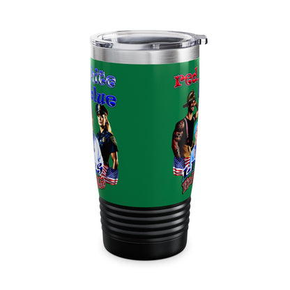 rw&b lives matter - Ringneck Tumbler, 20oz (dark green)