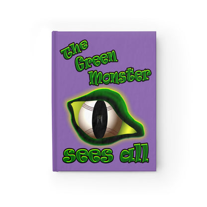 green monster - journal-lined (light purple)