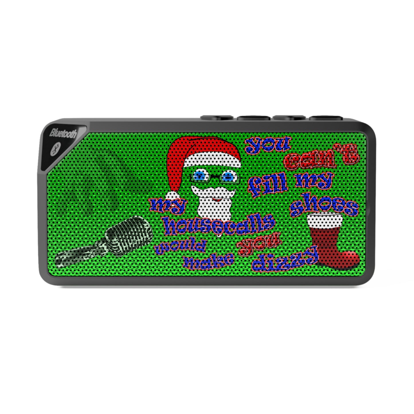 santa's shoes - Jabba Bluetooth Speaker (logo green)