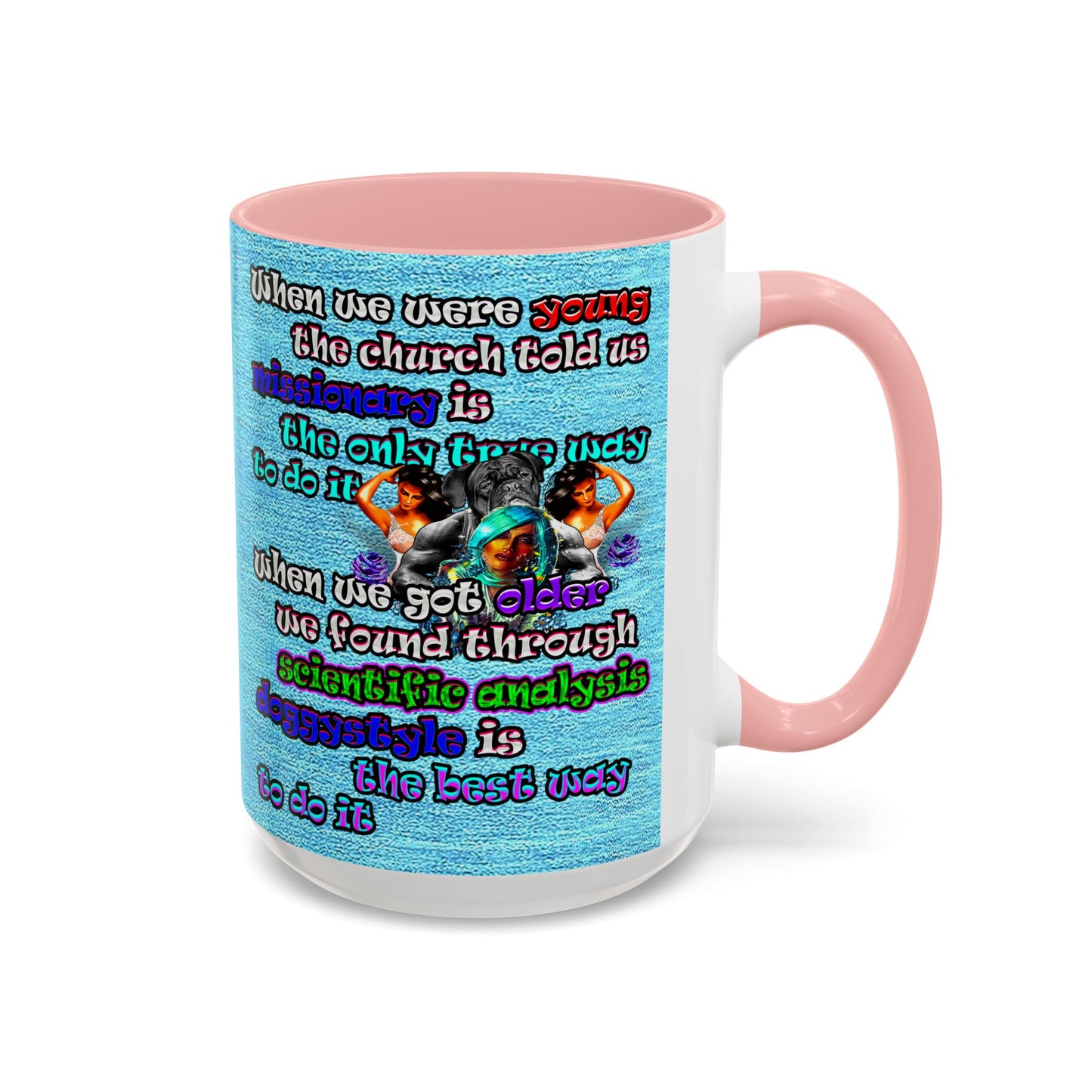 doggystyle - Accent Mug (faded blue)