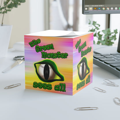 green monster - note cube (color blur)