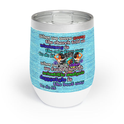 doggystyle - Chill Wine Tumbler (faded blue)