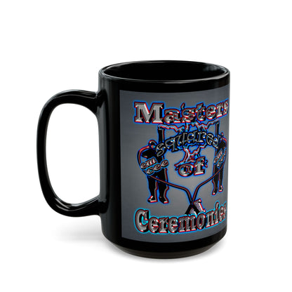 em cee squared - Black Mug (grey-light grey)