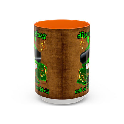 disc jockey - Accent Mug (brown papyrus)