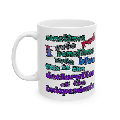 declaration of the independents - White Mug (white)