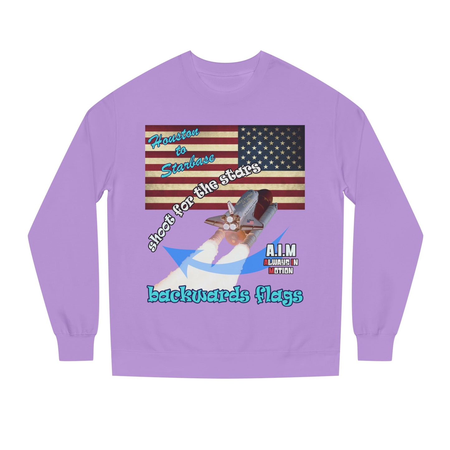 shoot for the stars - Unisex Crew Neck Sweatshirt