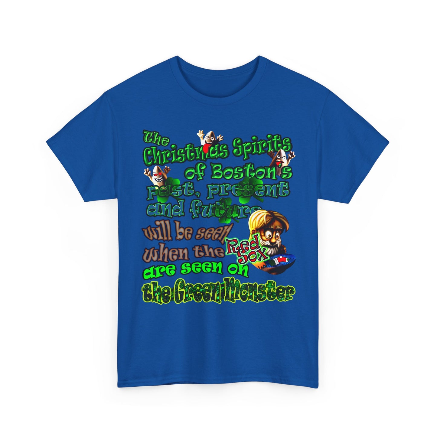 christmas spirits of boston - Unisex Heavy Cotton Tee