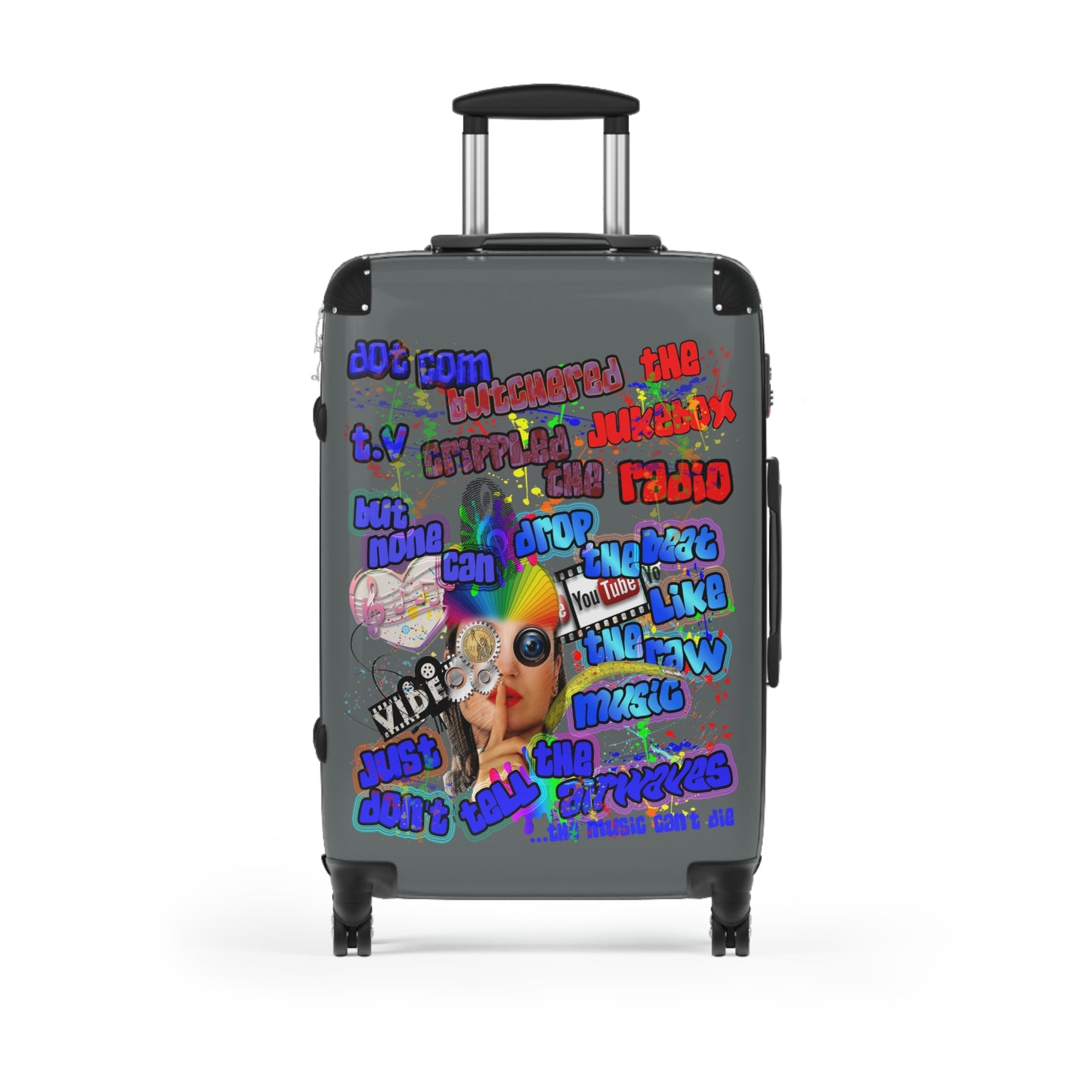 drop the beat - Suitcase (dark grey)