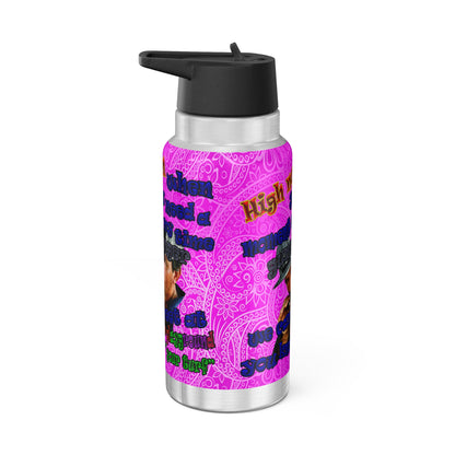 high noon - Gator Tumbler, 32oz  (pink swirl)