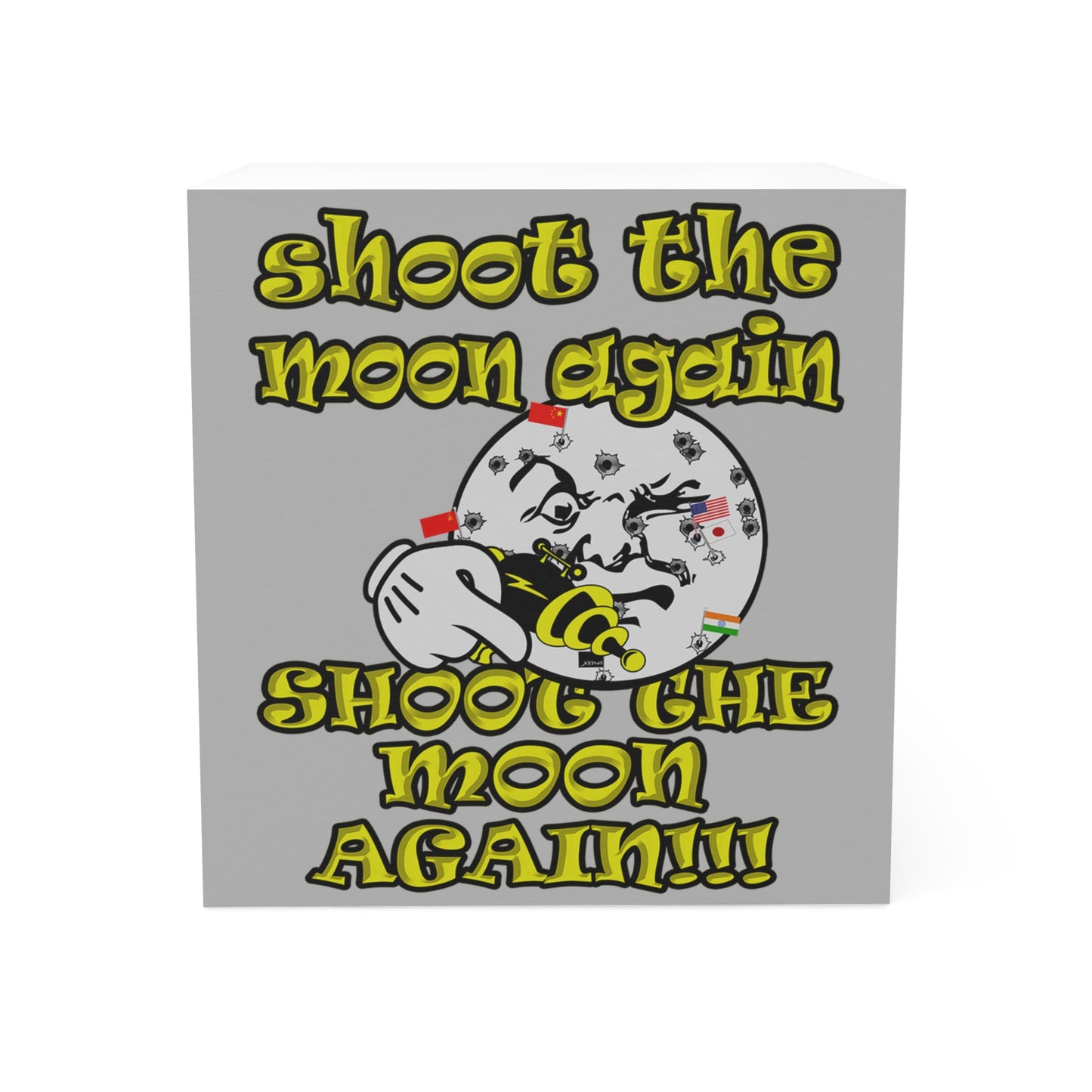 shoot the moon again - note cube (light grey)