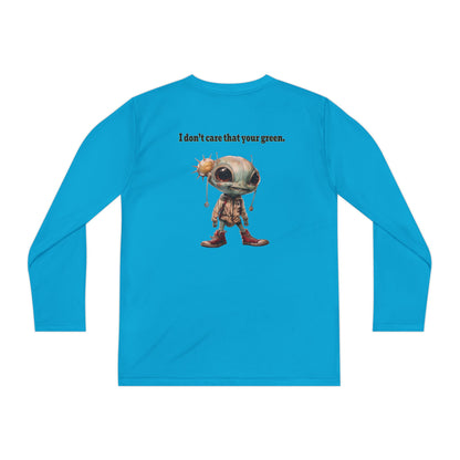 I don't care that your grey - Youth Long Sleeve Competitor Tee