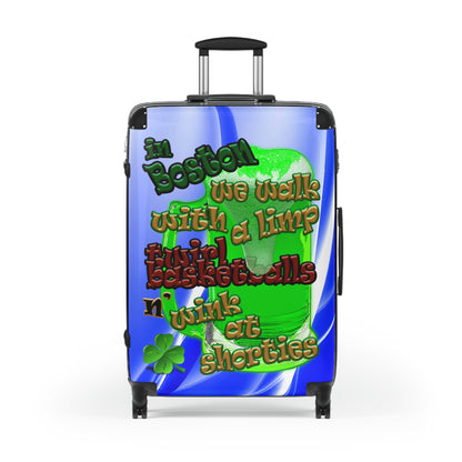celtics logo - Suitcase (blue-white wave)