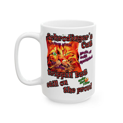 schrodinger's cat - White Mug (white)