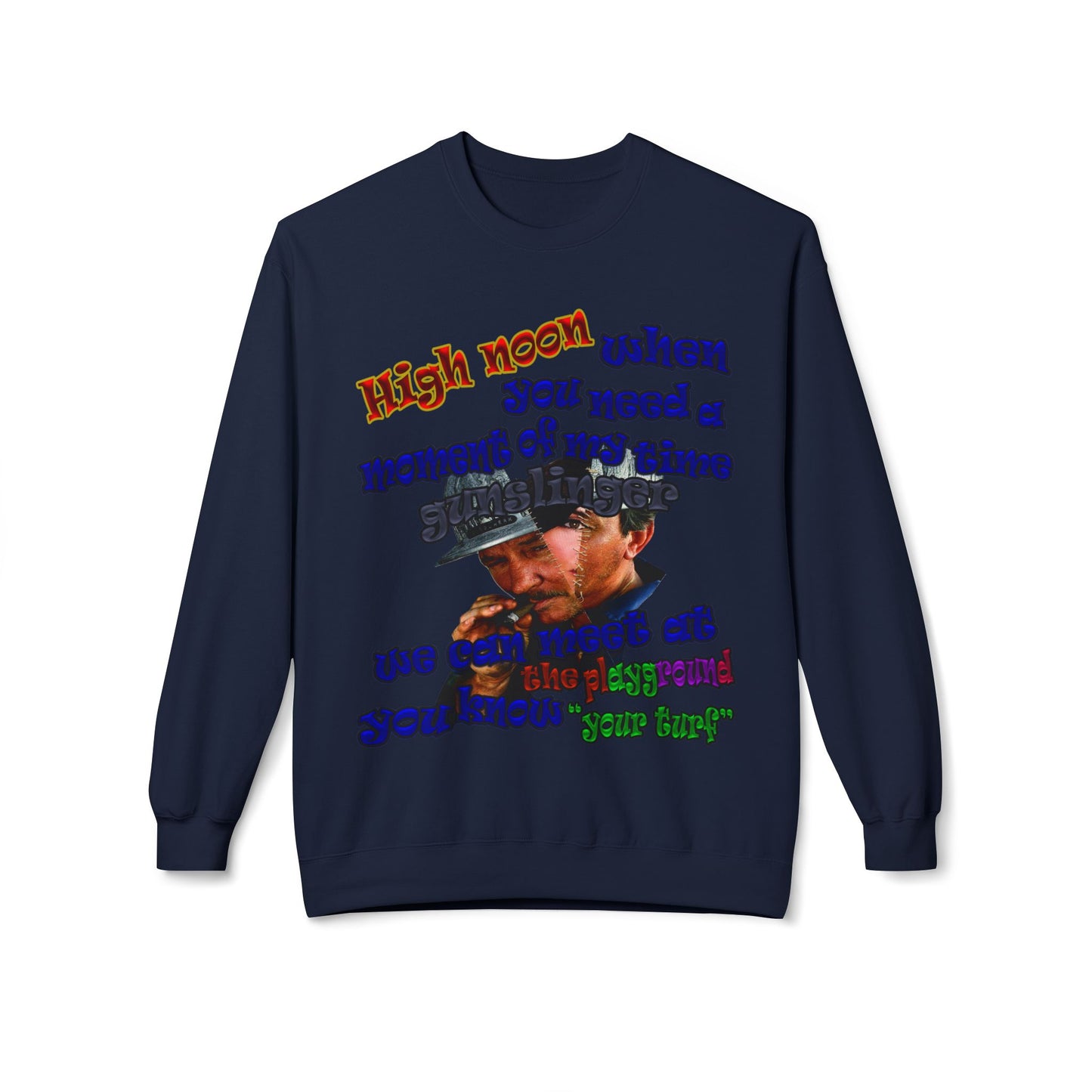high noon - Unisex Midweight Softstyle Fleece Crewneck Sweatshirt