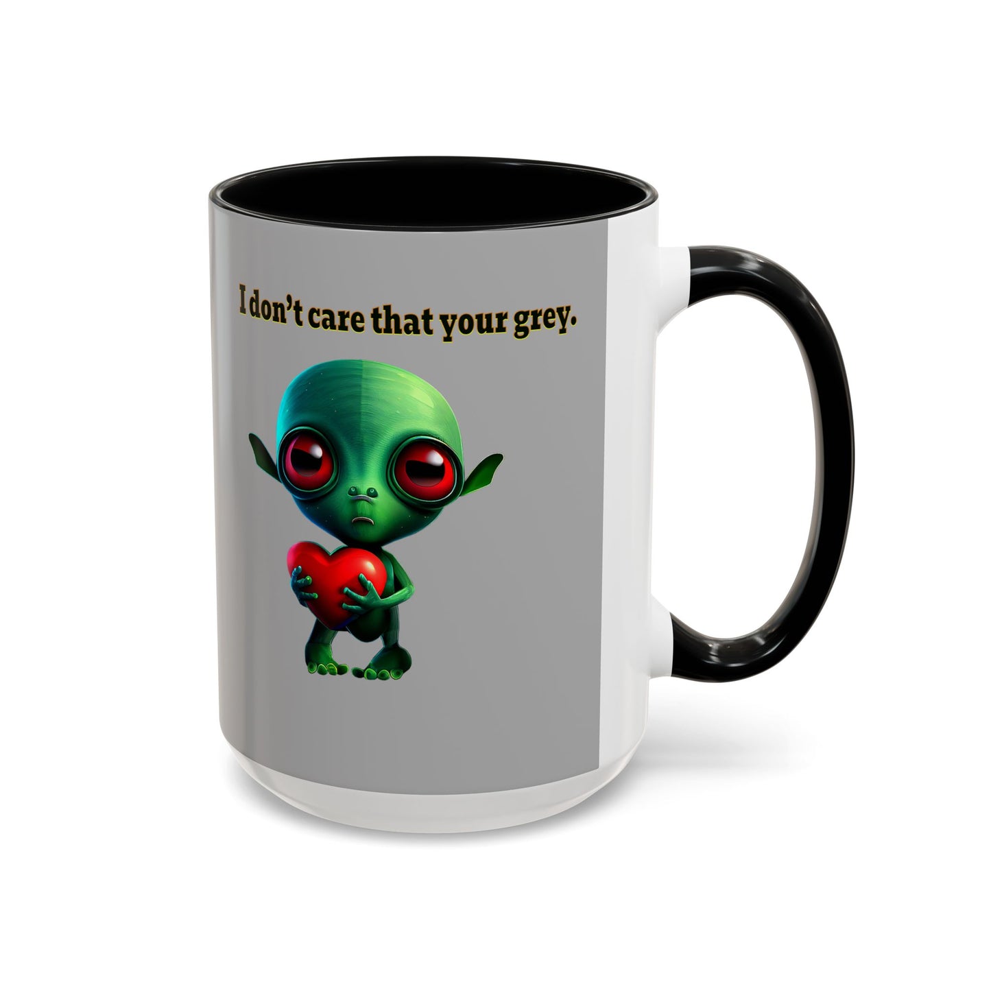 I don't care that your grey - Accent Mug (light grey)