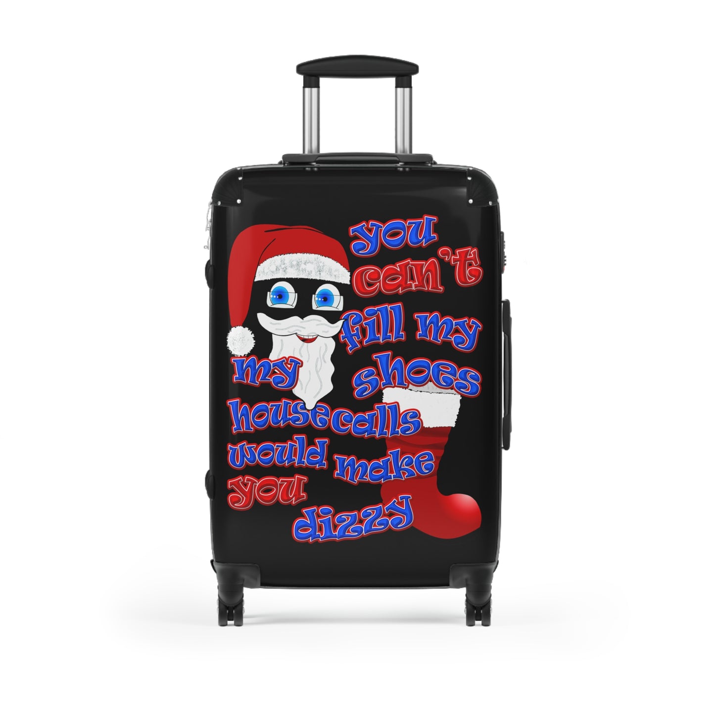 santa's shoes - Suitcase (black)