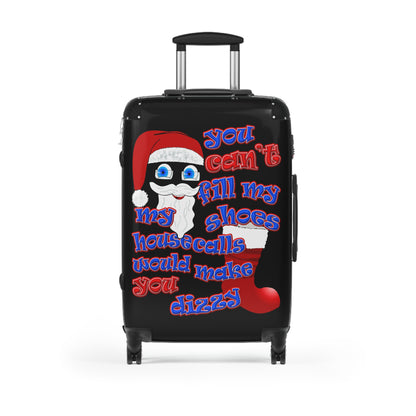 santa's shoes - Suitcase (black)
