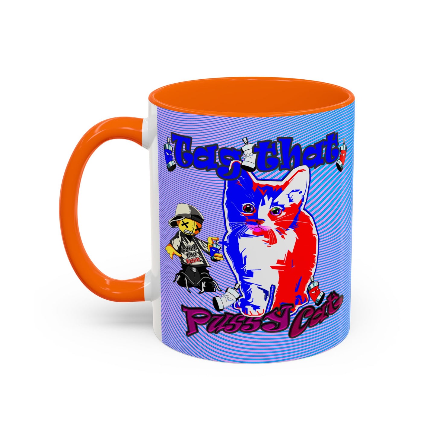 tag that - Accent Mug (light blue-purple wave)