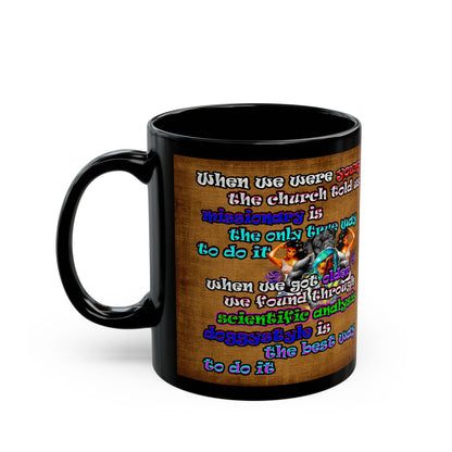 doggystyle - Black Mug (brown papyrus)