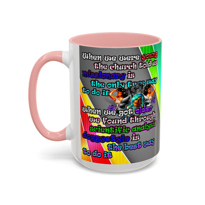 doggystyle - Accent Mug (rainbow split)