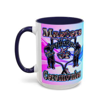 em cee squared - Accent Mug (light blue-pink wave)