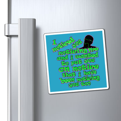 noticed you noticing - Magnets - (turquoise)