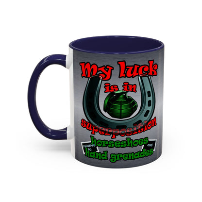 my luck - Accent Mug (brushed nickel)