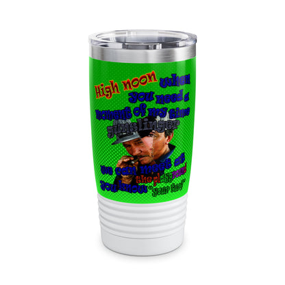 high noon - Ringneck Tumbler, 20oz (logo green)