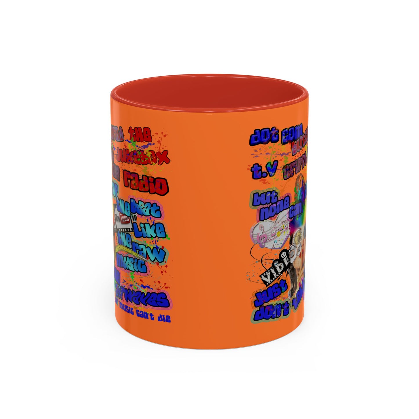 drop the beat - Accent Mug (crusta)