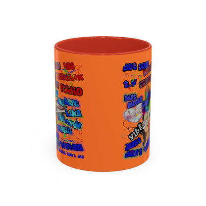 drop the beat - Accent Mug (crusta)