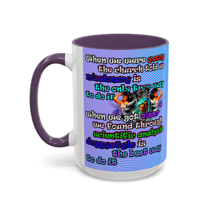 doggystyle - Accent Mug (light blue-purple wave)