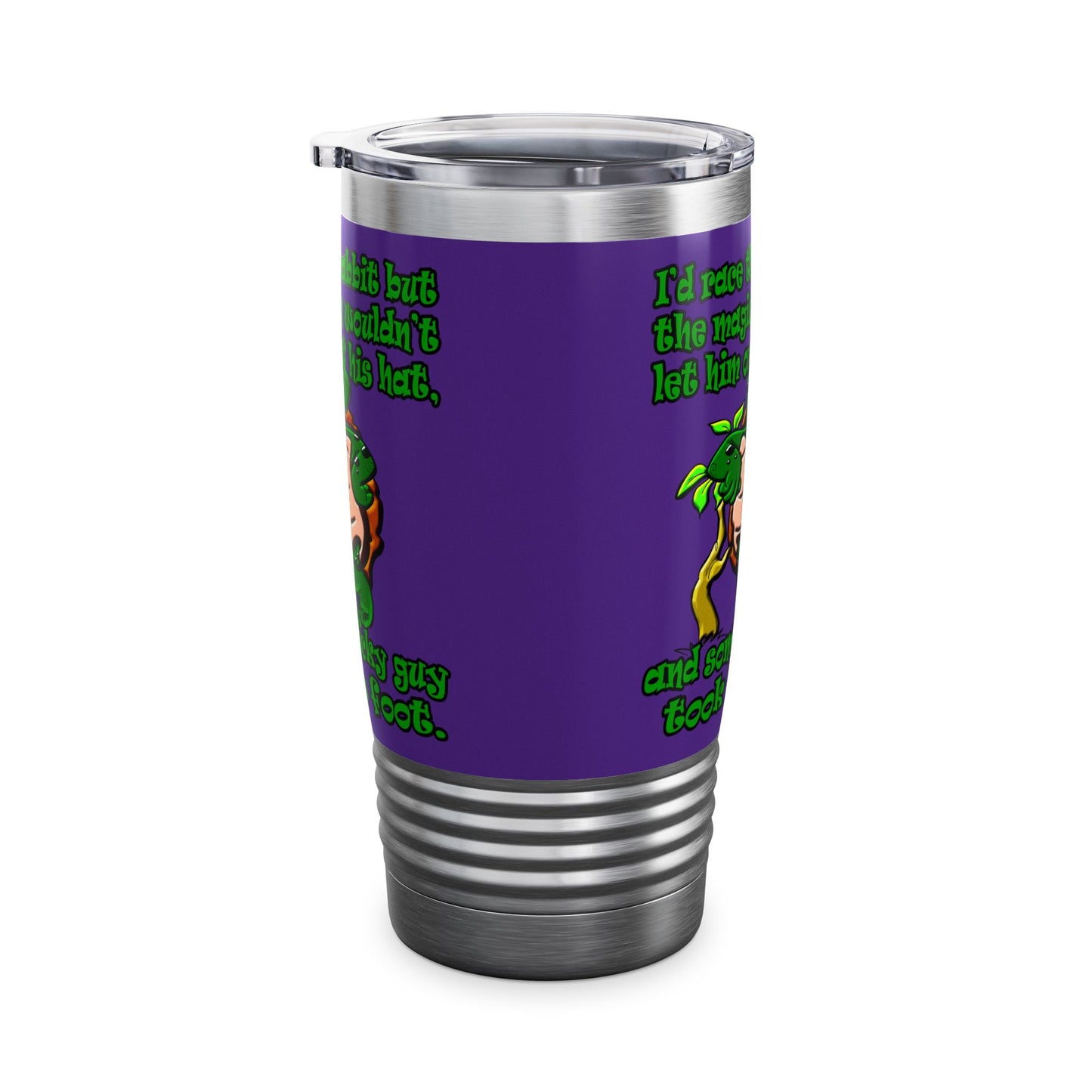 turtle race - Ringneck Tumbler, 20oz (purple)