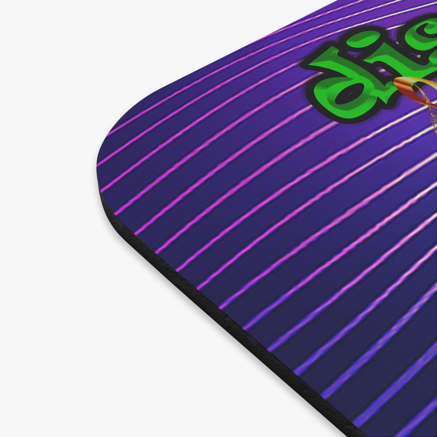 disc jockey - Mouse Pad (Rectangle) (purple wave)
