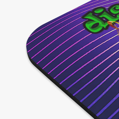 disc jockey - Mouse Pad (Rectangle) (purple wave)