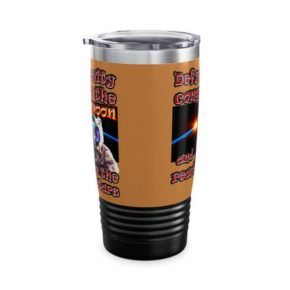 defy conquer reach - Ringneck Tumbler, 20oz (light brown)