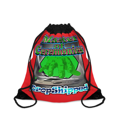 logo - Drawstring Bag (red)