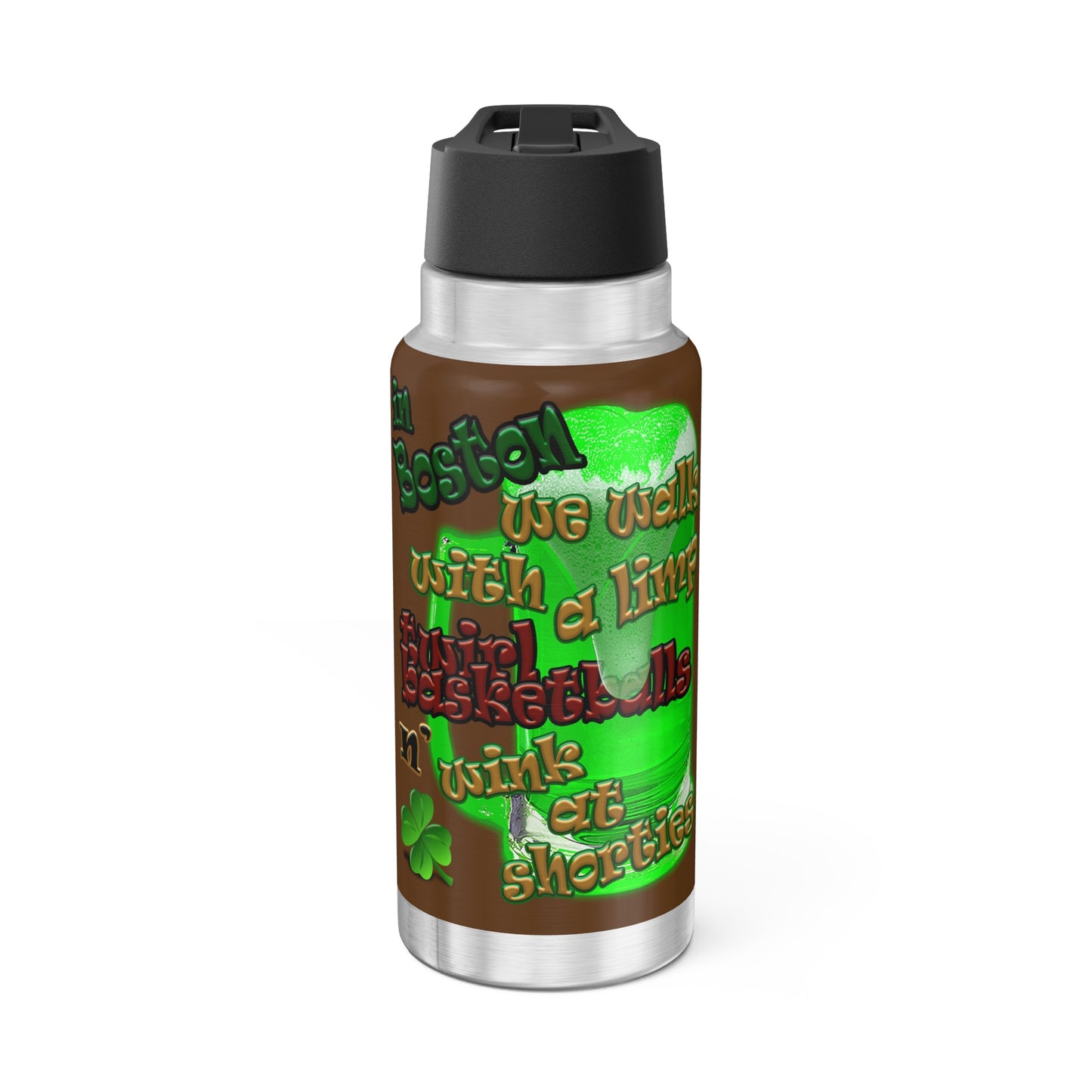 celtics logo - Gator Tumbler, 32oz (brown)