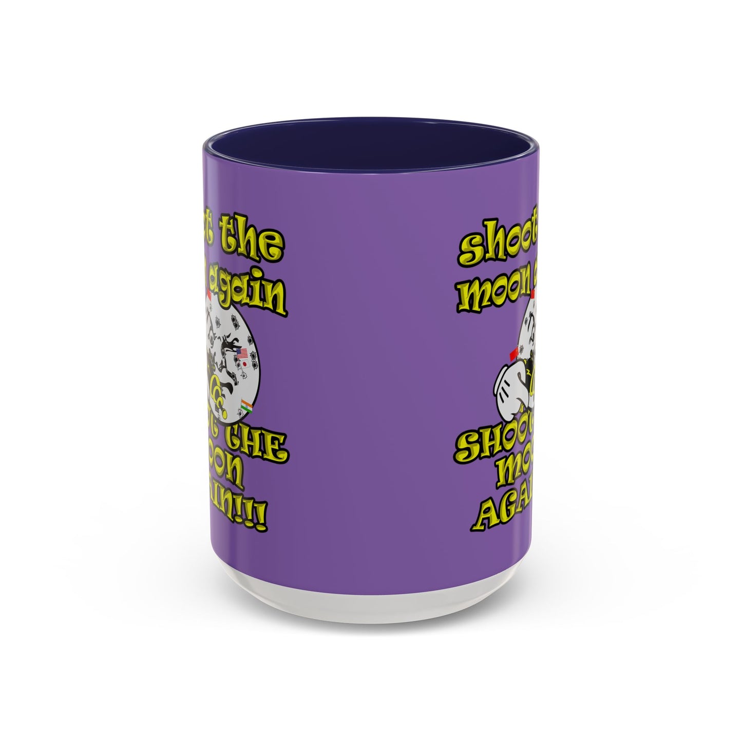 shoot the moon again - Accent Mug (light purple)