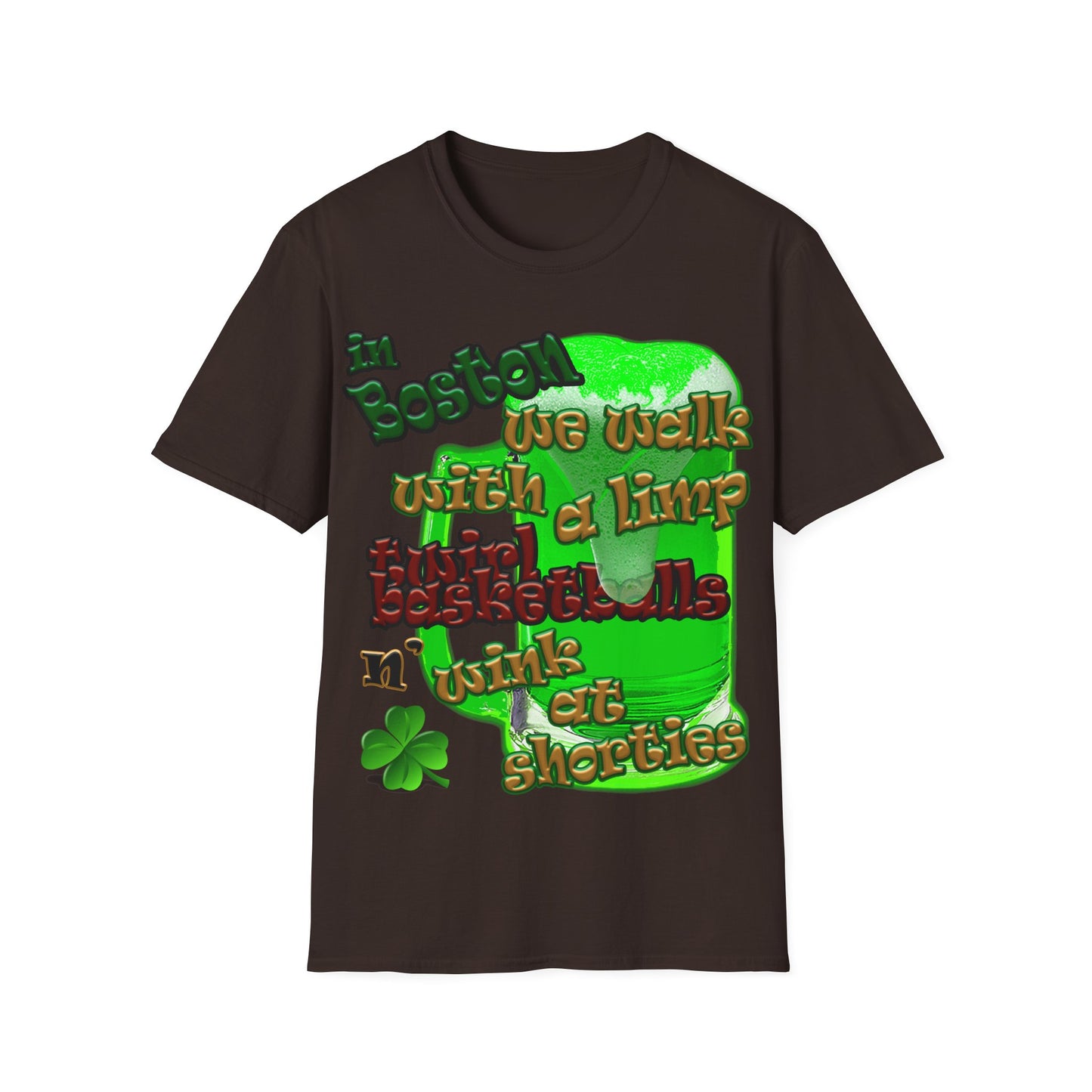 celtics logo - Unisex Softstyle T-Shirt