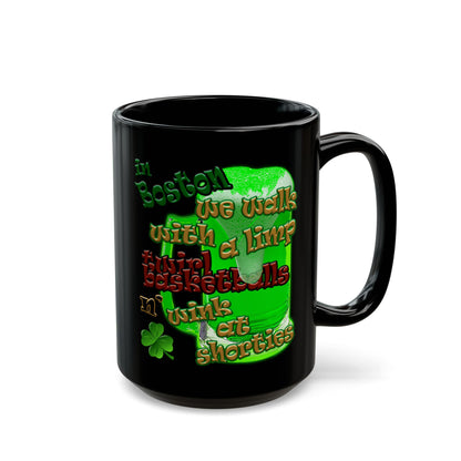 celtics logo - Black Mug (black)