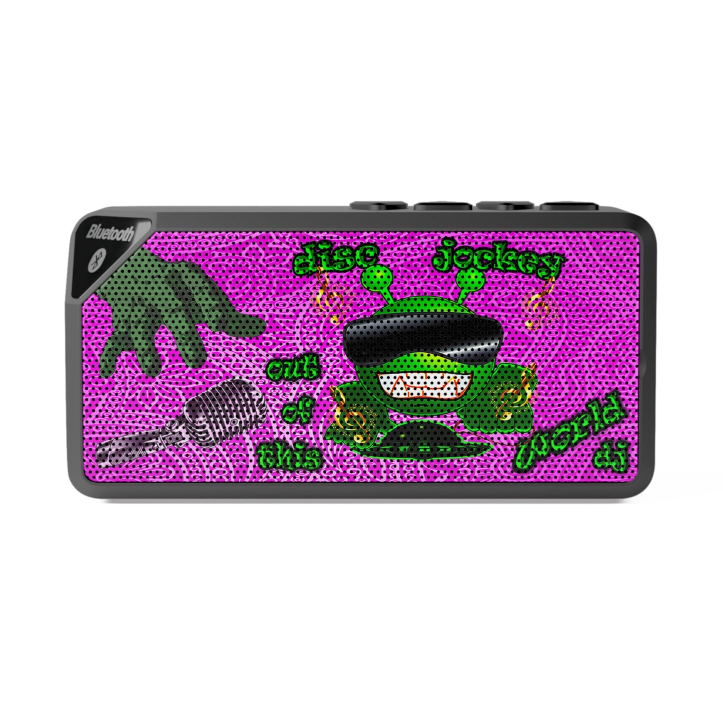 disc jockey - Jabba Bluetooth Speaker (pink swirl)