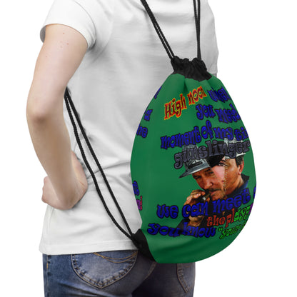 high noon - Drawstring Bag (dark green)